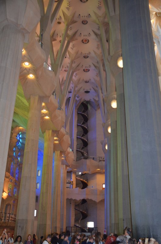 Internals of Sagrada Familia