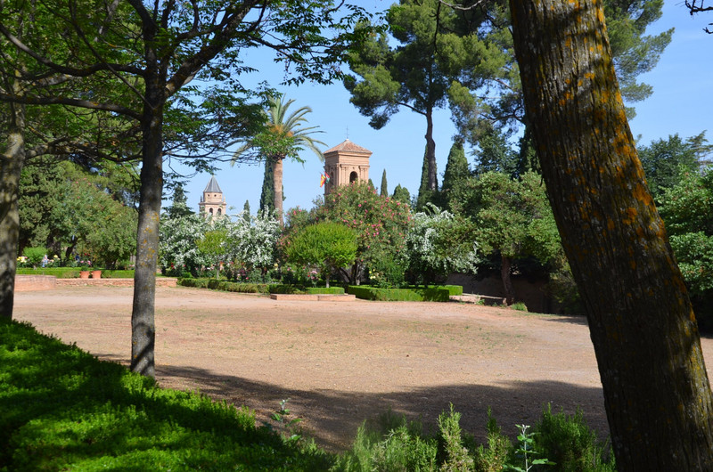 Gardens and Bell Tower in the Medina.