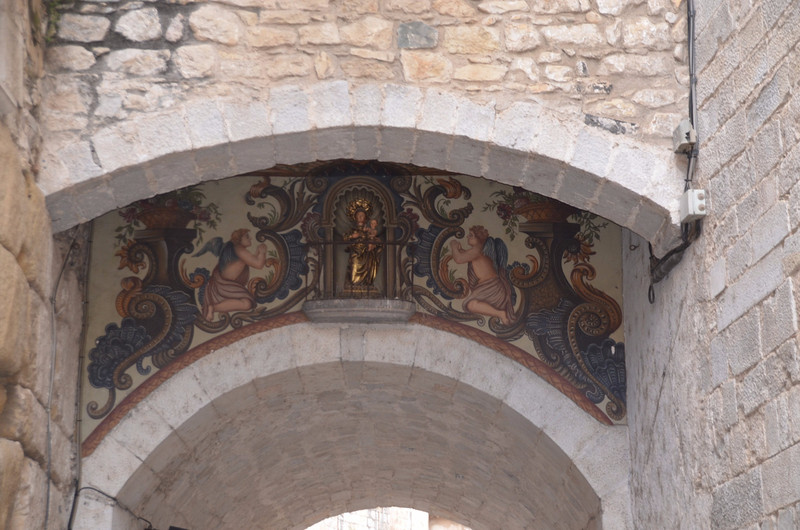 Decorated Arch in Girona.