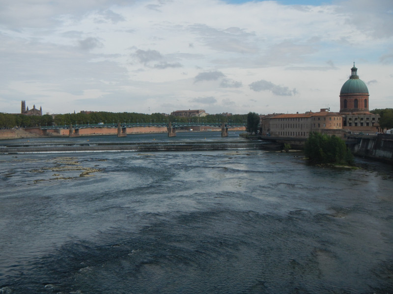 La Garonne vu du pont des Catalans