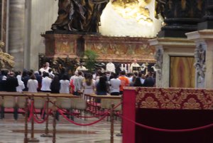 Mass at St Peter's Basilica