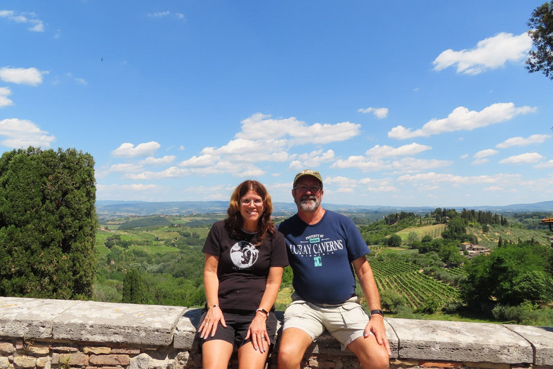 San Gimignano - Rick & Jody