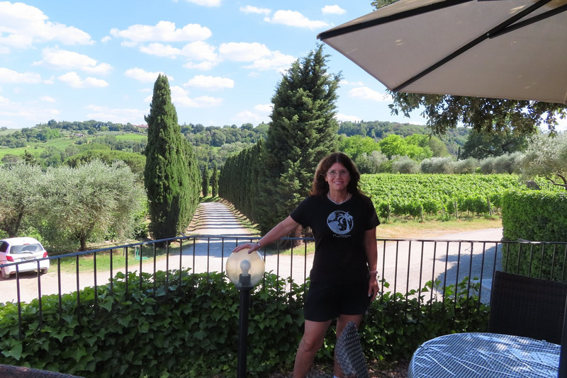 Guardastelle - Jody at Vineyard