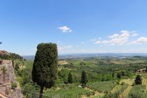 San Gimignano - View at Entrance