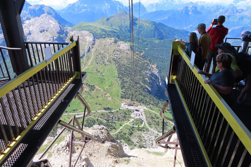 Passo Falzarego - View From The Cable Car 