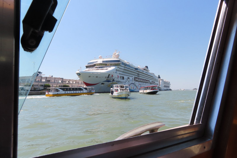 On The Road to Venice - 6 Cruise Ships in Port
