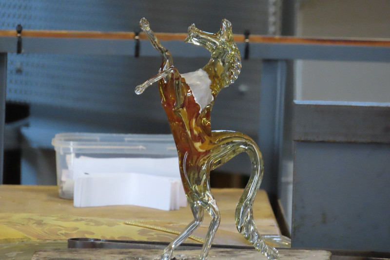 Glassblowing - Demonstation of the Dancing Horse
