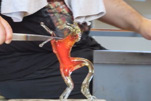 Glassblowing - Demonstation of the Dancing Horse