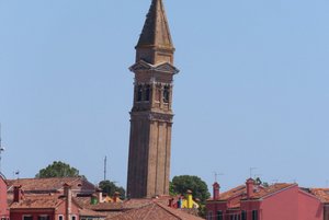 On the Way to Burano - Leaning Tower of Burano