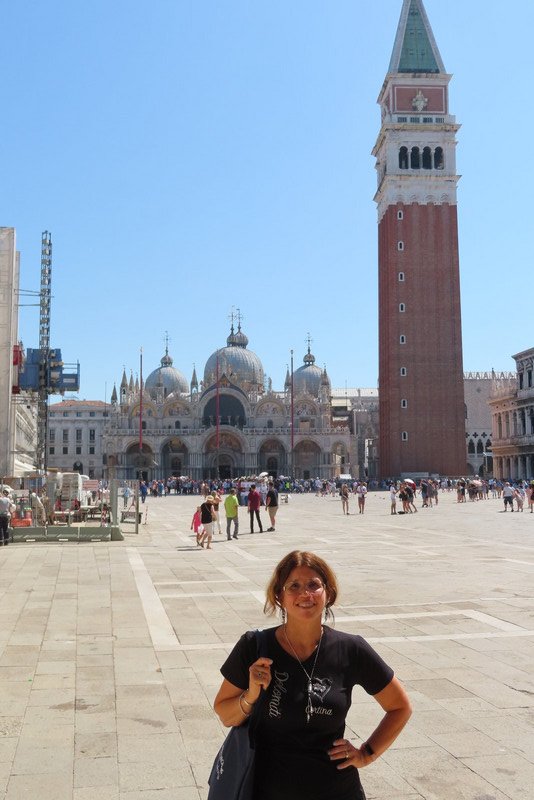 Hidden Venice - Jody in St Mark's Square