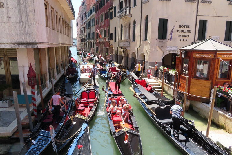 Venice - Lots of Gondolas