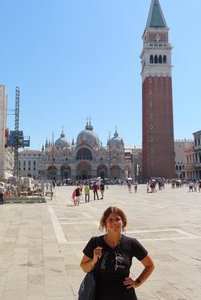 Hidden Venice - Jody in St Mark's Square