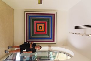 Guggenheim - Jody at Frank Stella
