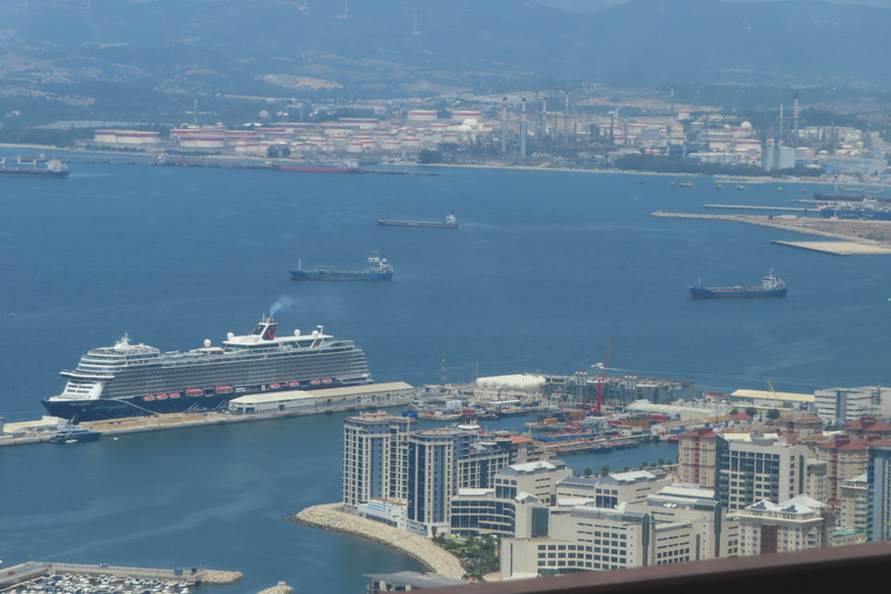 Views of Gibraltar - Cruise ship