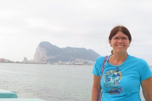 Jody at the Rock of Gibraltar