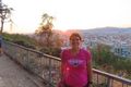 Jody at Sunset - View From Montjuic