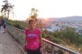 Jody at Sunset - View From Montjuic