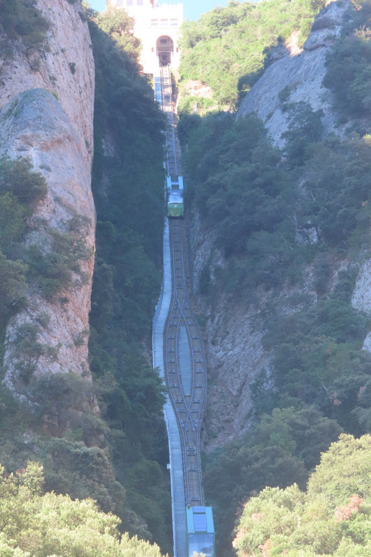 Views of Montserrat - The Funicular