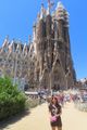 Jody at Sagrada Familia - Birth of Christ View