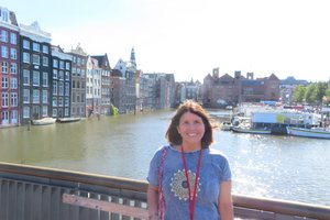 Jody at Amsterdam Canals