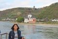 Scenic Rhine Cruise - Jody at Pfalzgrafenstein Castle 
