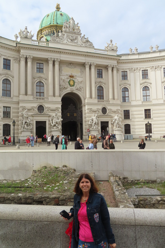 Vienna - Jody at Hapsburg Palace