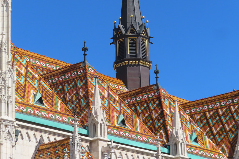 Budapest - St Matthias Church Tile Roof