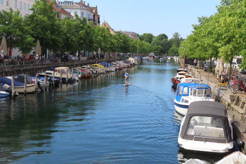 Boats in Copenhagen Canal