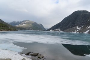 On The Road To Geiranger - Frozen Lake