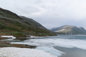 On The Road To Geiranger - Frozen Lake
