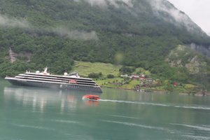 Cruise Ships in the Fjord