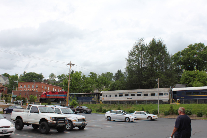 Blue Ridge Scenic Railway - Arriving in McCraysville