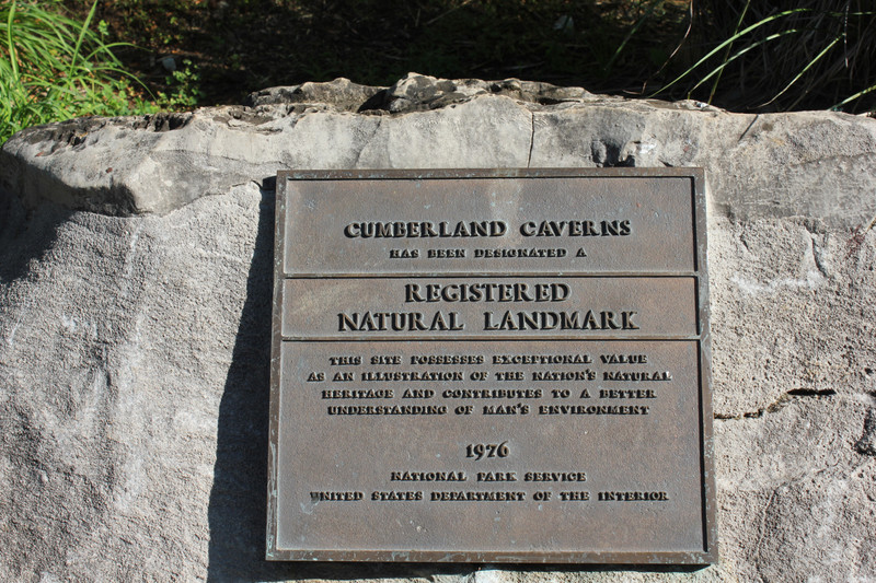 Cumberland Caverns - Designation Plaque