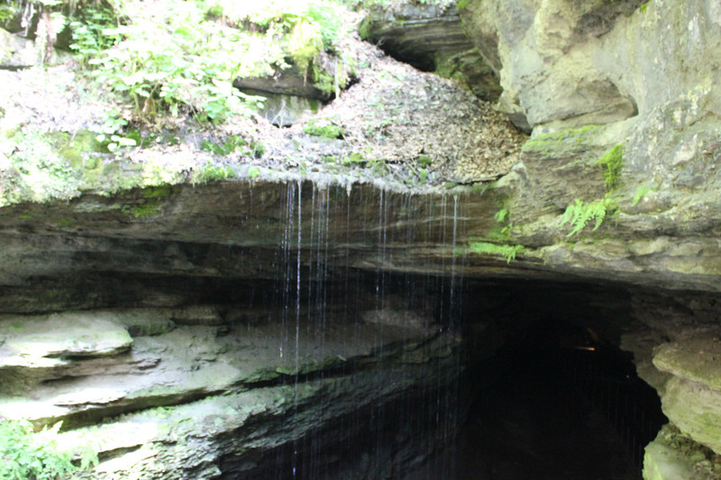 Mammoth Cave Historical - Entrance Waterfall