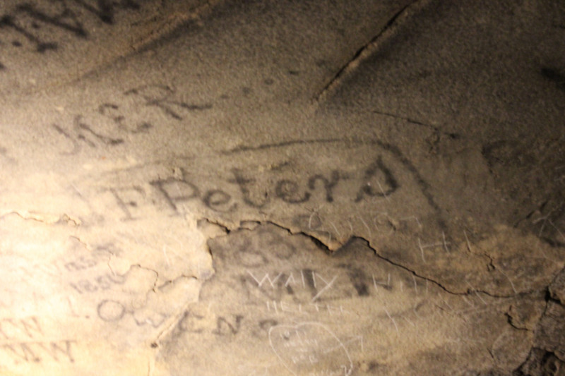 Mammoth Cave Historical - Frank Peters Grafitti?