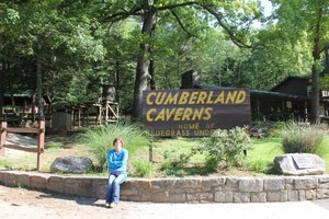 Cumberland Caverns - Jody at the Entrance