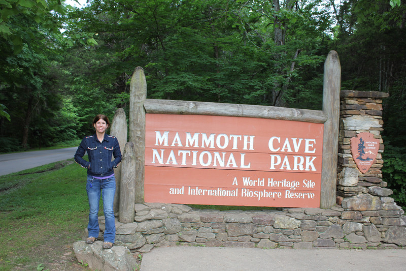 Mammoth Cave - Jody at the Entrance
