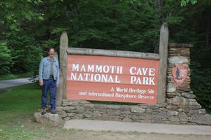 Mammoth Cave - Rick at the Entrance