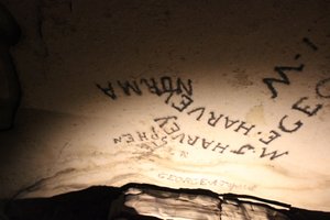 Mammoth Cave Gothic Avenue - 19th Century Graffiti