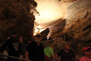 Mammoth Cave Domes & Drips - The Group Heads Up