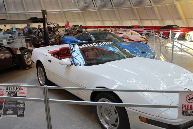Corvette Museum - 1 Millionth Corvette Restored After Sink Hole