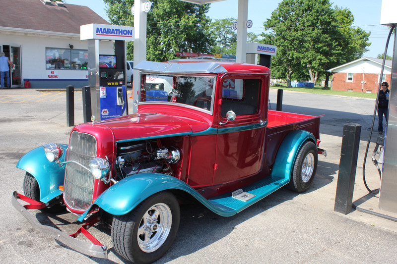 34 Ford Pickup We Saw At The Gas Station