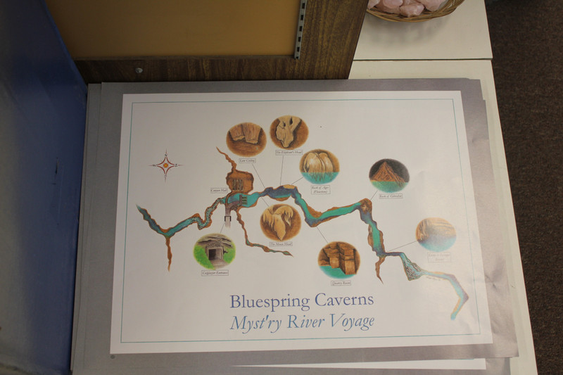 Blue Spring Cavern - Cave Map