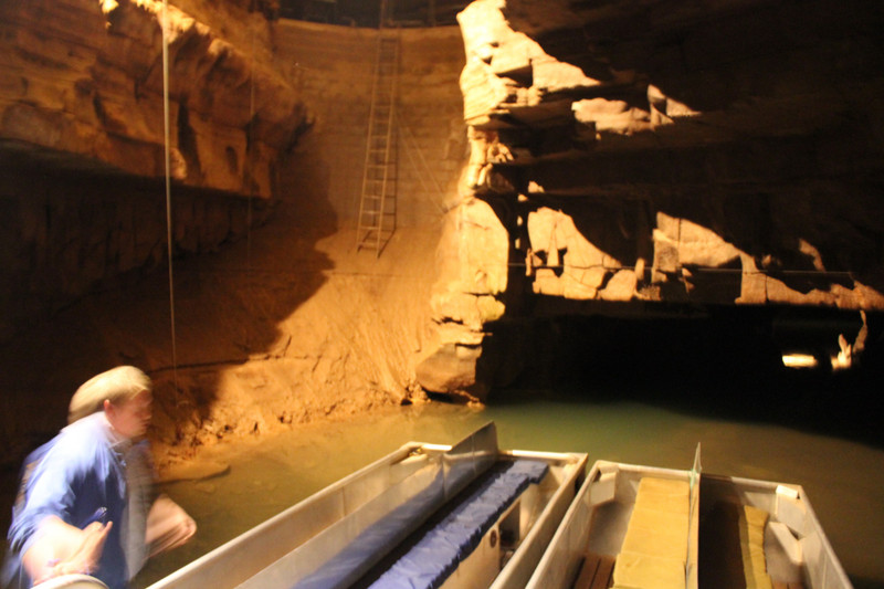 Blue Spring Cavern - Getting The Boat Ready