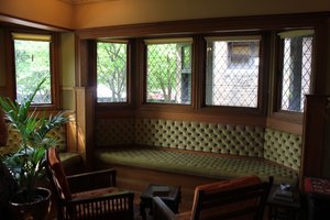 Frank Lloyd Wright House - Parlor Seats