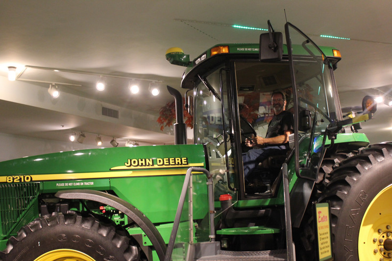 Museum of Science & Industry - Rick Drives The Tractor