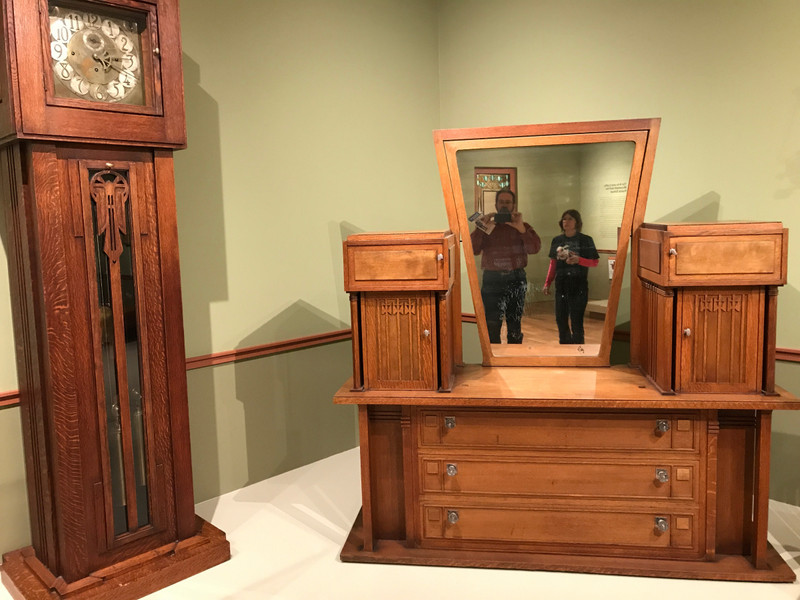 Milwaukee Art Museum - Rick & Jody In The Mirror