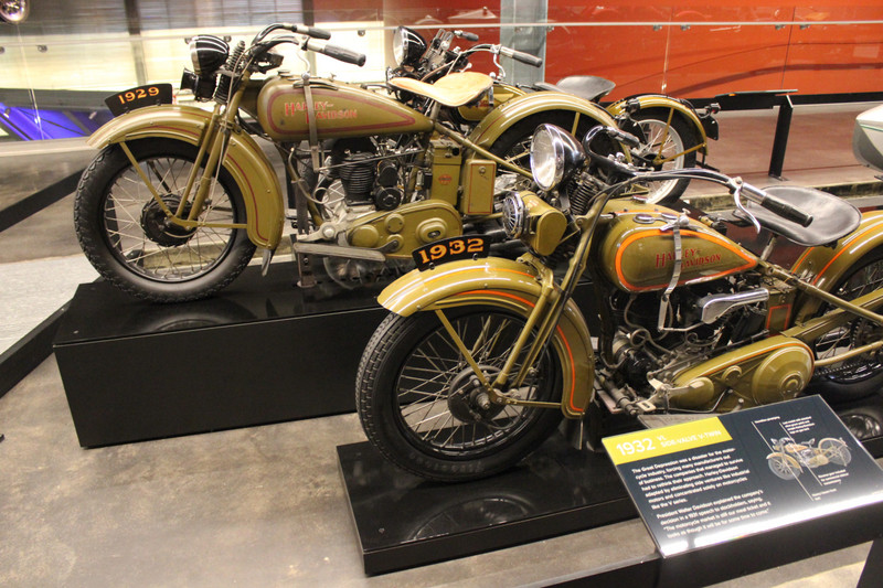 Harley-Davidson Museum - 1929 & 1932 VL Side Valve HD