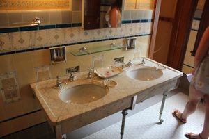 Pabst Mansion - Master Bath Double Sink