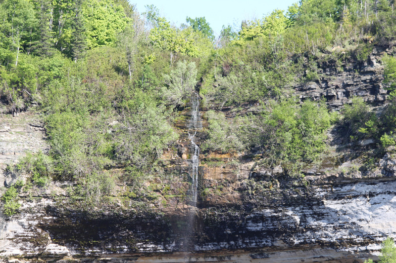 Pictured Rocks Cruise - First Waterfall